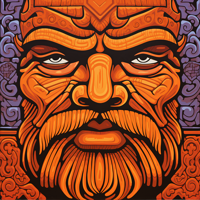Free ai generated man face illustration