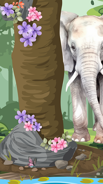 Free Elephant Nature illustration and picture