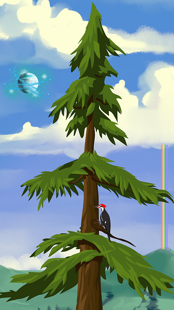 Free Pine Tree illustration and picture