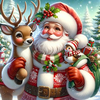 Weihnachtsmann, Weihnachten, Klaus