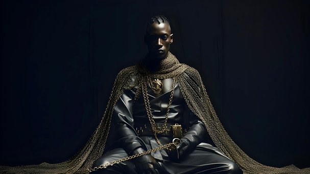 Ai Generado, Cadenas, Elegancia, Oscuro