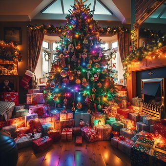 Ai Generiert, Weihnachten, Geschenke