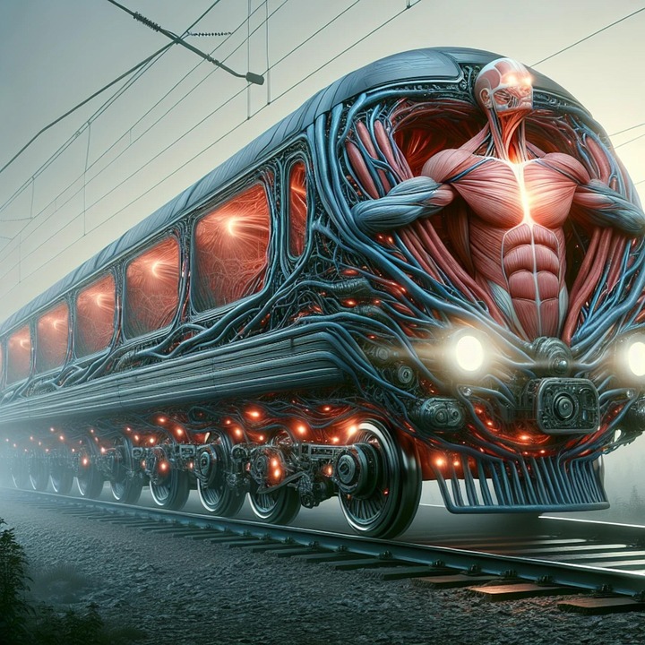 Download Ai Generated, Alien, Train. Royalty-Free Stock Illustration ...