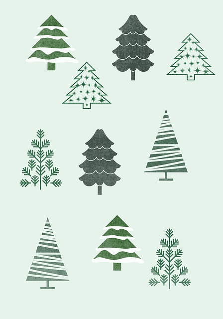 Download free HD stock image of Christmas Trees Christmas Free christmas trees christmas nature illustration