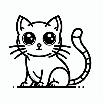 Katze, Tier, Niedlich, Kunst, Design