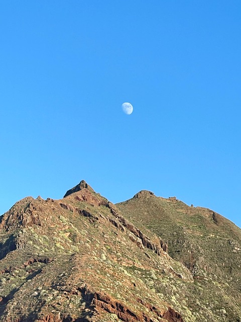 Bajamar, Tenerife, Måne, Bjerge