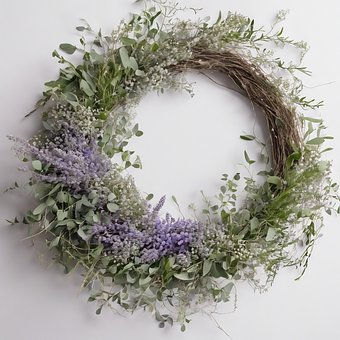 Ai Generado, Lavanda, Guirnalda