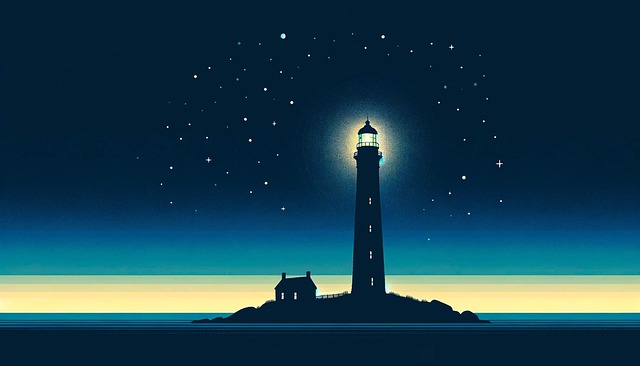 Download free HD stock image of Ai Generated Lighthouse Free ai generated lighthouse silhouette illustration
