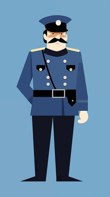 Free ai generated policeman man illustration