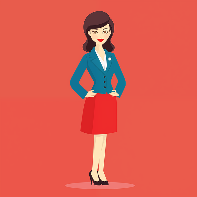 Free ai generated woman manager illustration