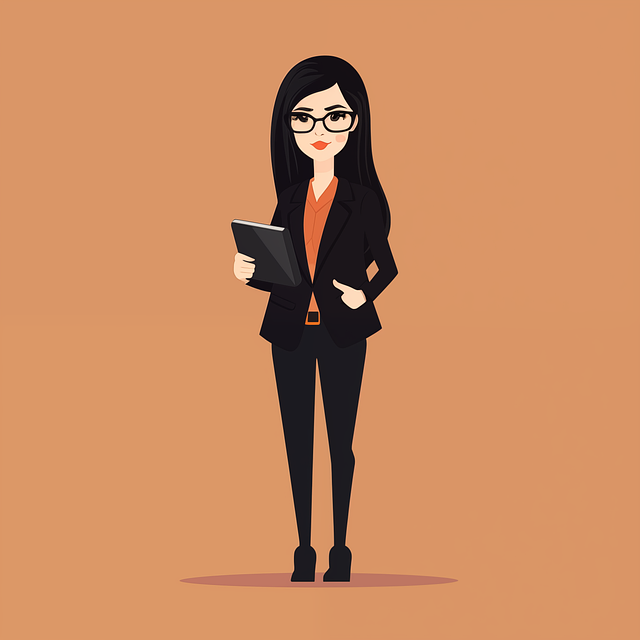 Free ai generated woman manager illustration