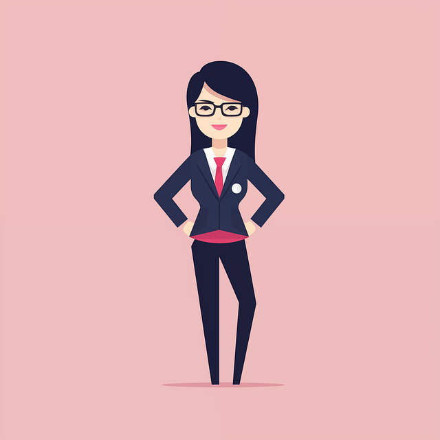 Free ai generated woman manager illustration