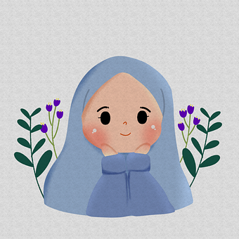 Frau, Hijab, Muslim, Islam, Niedlich