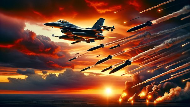 F 16, Caza De Reacción, Chorro, Avión