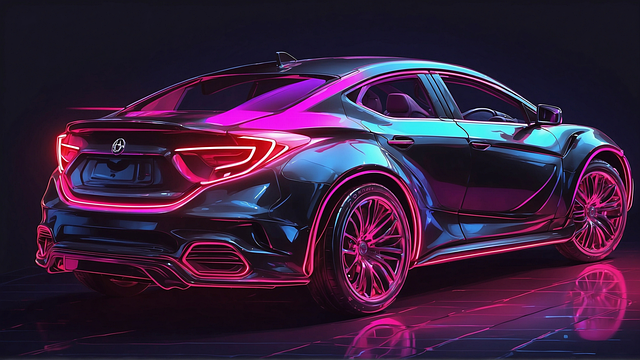Free ai generated car vehicle illustration