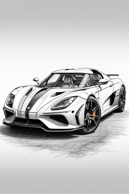 Free ai generated car vehicle illustration