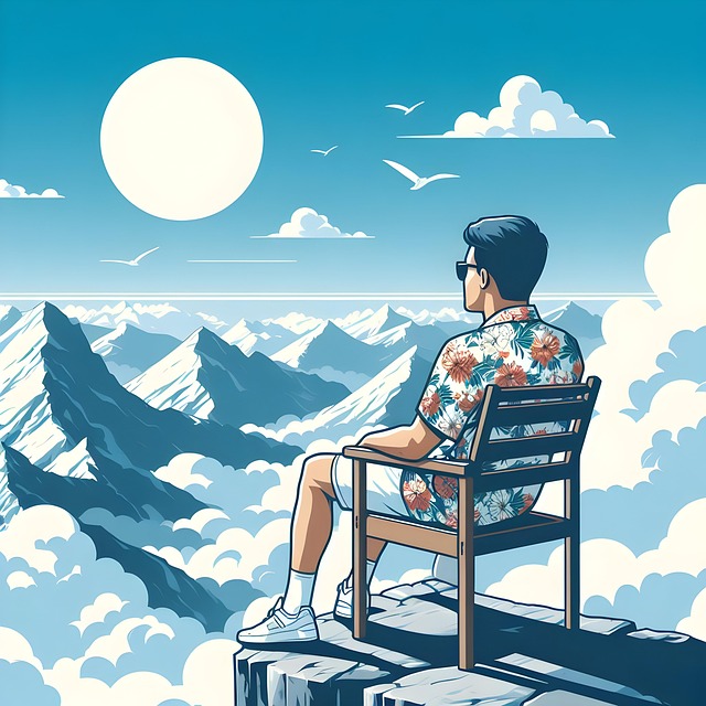 Free alone boy sad boy breakup illustration