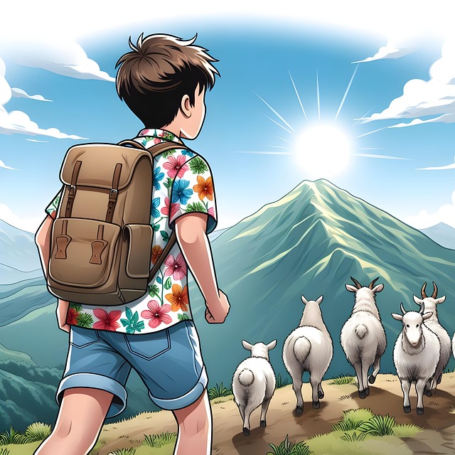 Free tour travel forest illustration