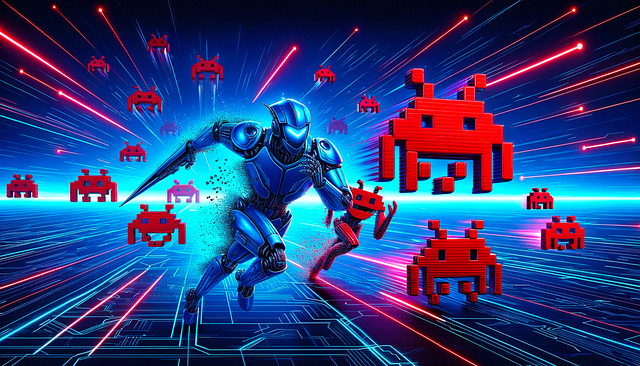 Free cyber security virus illustration