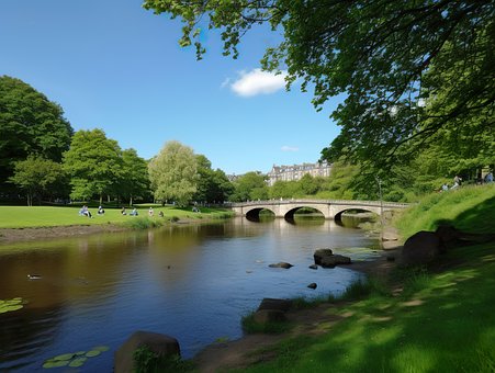 Ilkley-Elvebredden, Parkere