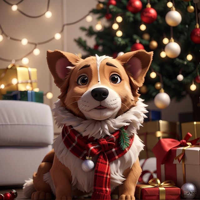 Ai Gerado, Cachorro, Natal, Canino