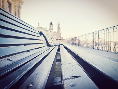 Dresden, Bank, Stadt, Sanft, Relax