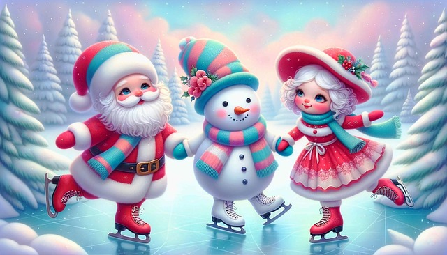 Download free HD stock image of Ai Generated Santa Claus Free ai generated santa claus mrs claus illustration