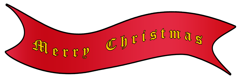 Merry Christmas Banner Clipart