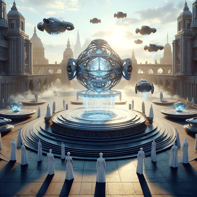Free ai generated atlantis spacecraft illustration