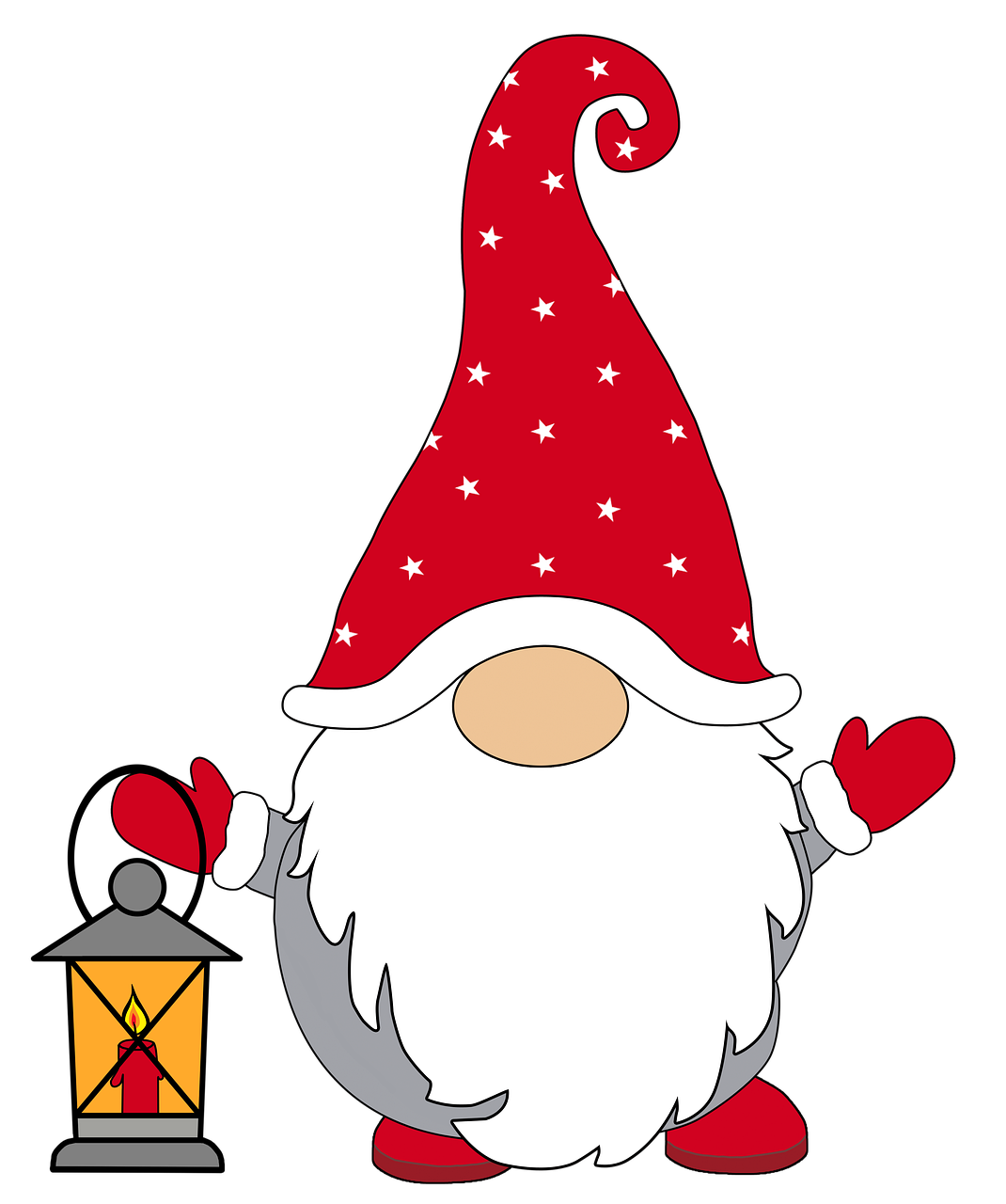 Ancienne Figurine Gnome Nain Lutin En Feutrine - 32 Cm - Kunstlerpuppe - Occasion Bon état