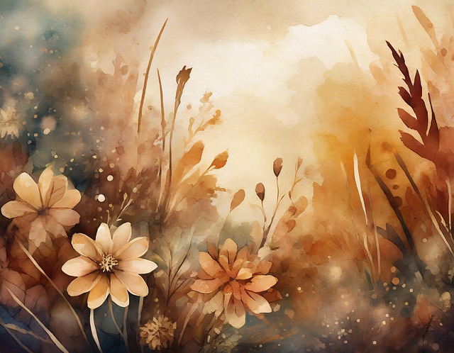 Free ai generated flowers petals illustration