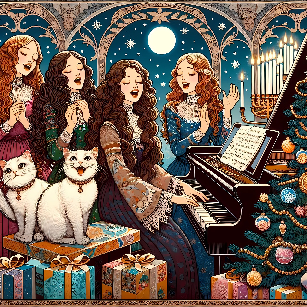 Download Christmas, Winter, Xmas. Royalty-Free Stock Illustration Image
