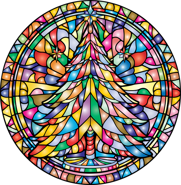Free christmas tree christmas jesus christ vector