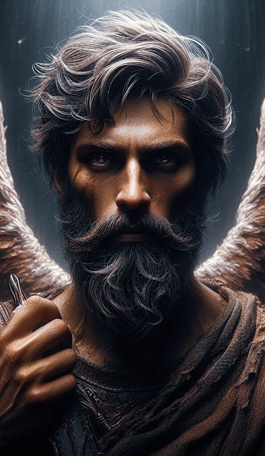 Free ai generated angel man illustration