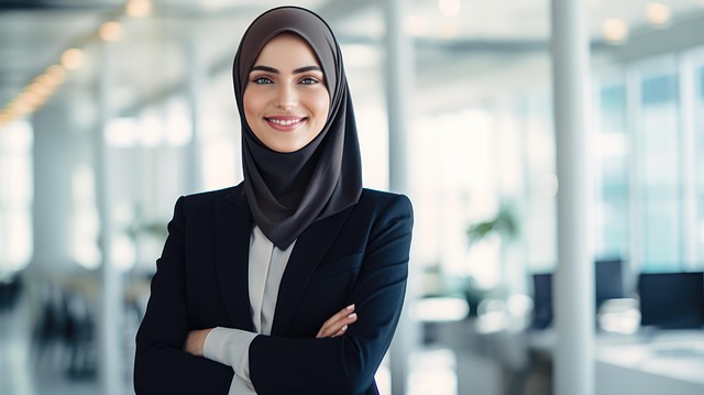 Free ai generated business woman business illustration