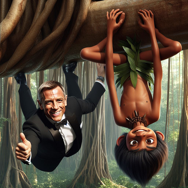 Spion, Mowgli, Jungle, Natur, Bånd