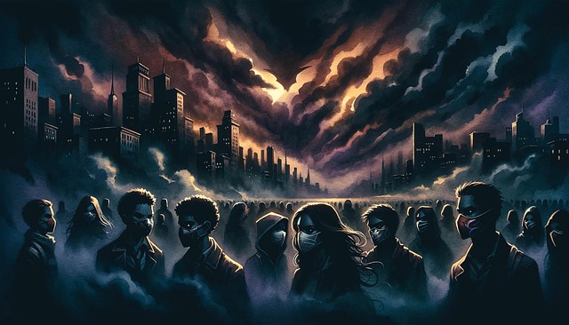 Free ai generated pandemic urban illustration