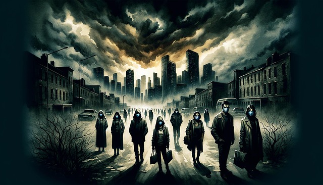 Free ai generated pandemic urban illustration