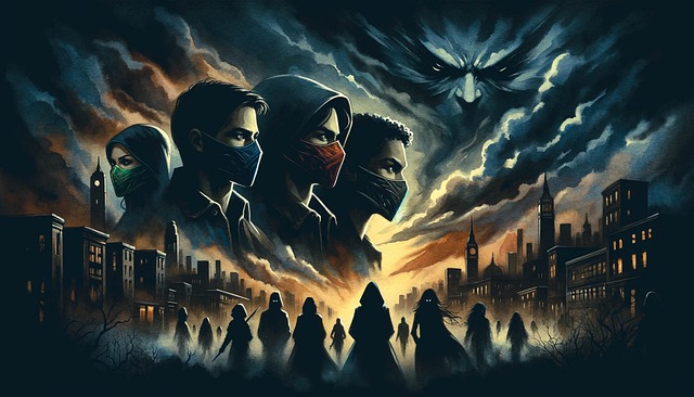 Free ai generated pandemic urban illustration