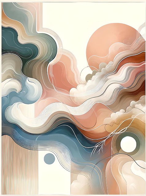 Abstrakt, Pastell, Wellen, Organisch