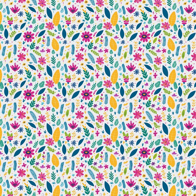 Free background pattern leaves illustration