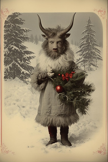 Free evil wishes festive humor demonic greetings illustration