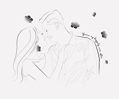 Free Love Couple illustration and picture