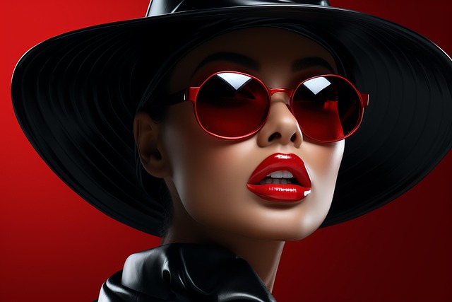 Free sunglasses women fashion illustration