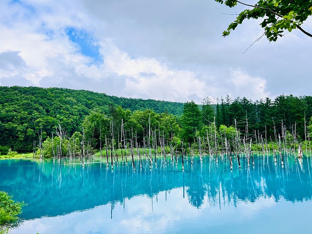 Japan, Hokkaido, Blå Dam, Sightseeing