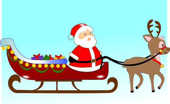 Natal, Trenó, Papai Noel, Decoração