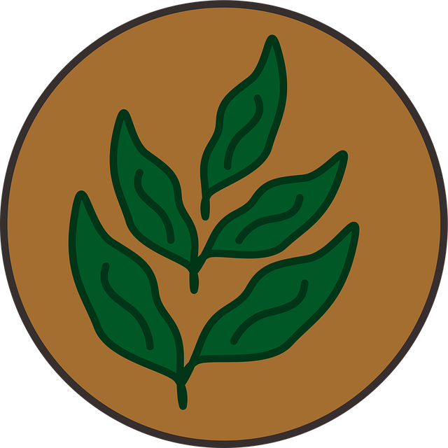 Free leaves doodle sticker vector