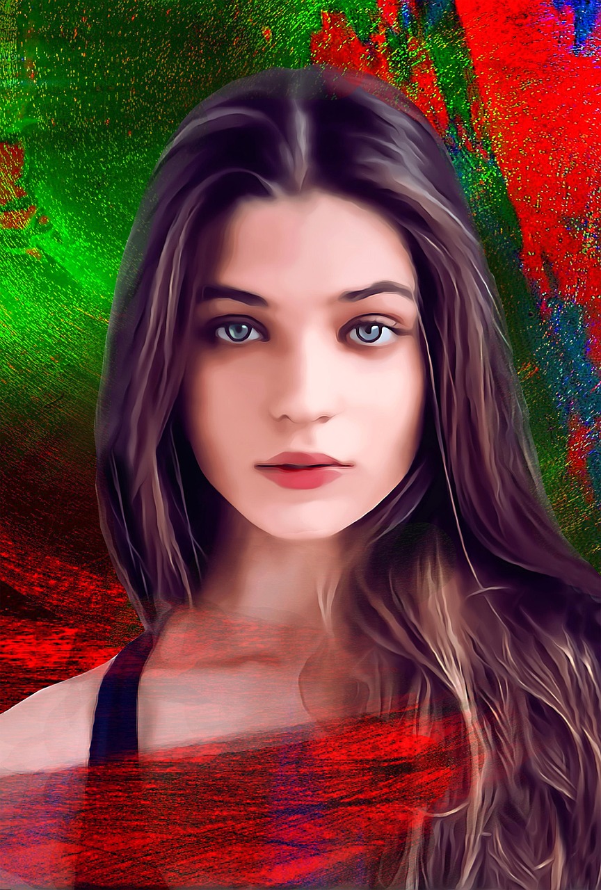 Girl In Red Green Free photo on Pixabay Pixabay