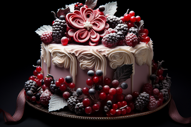 Free ai generated cake dessert illustration