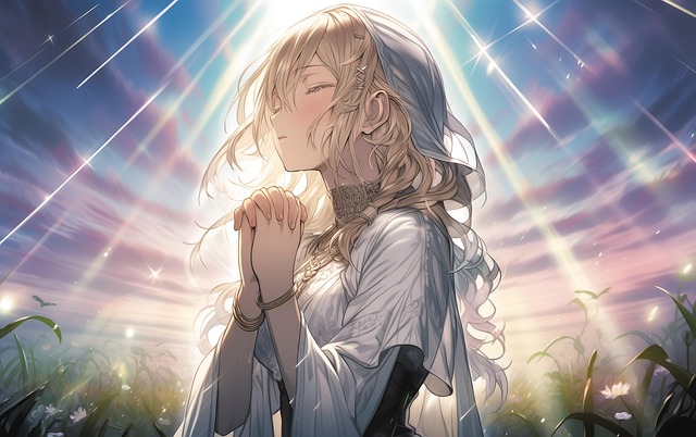 Free ai generated woman anime illustration